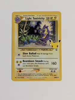 Light Toxtricity Holo SWSH137 Black Star Promo Celebrations Pokemon TCG LP - Image 1