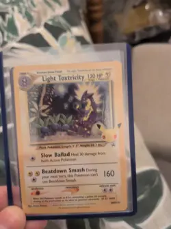 Light Toxtricity Holo SWSH137 Black Star Promo Celebrations Pokemon TCG LP - Image 1