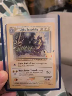 Light Toxtricity Holo SWSH137 Black Star Promo Celebrations Pokemon TCG LP - Image 2