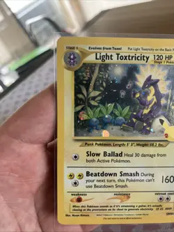 Light Toxtricity SWSH137 Black Star Holo Celebrations Promo - Pokemon TCG LP (1) - Image 5