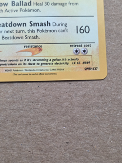 Light Toxtricity SWSH137 Cosmo Promo Celebrations Pokemon TCG - Image 2