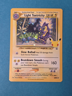 Light Toxtricity SWSH137 Cosmo Promo Celebrations Pokemon TCG - Image 1