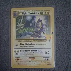 Light Toxtricity Holo SWSH137 Black Star Promo Celebrations Pokemon TCG LP - Image 1