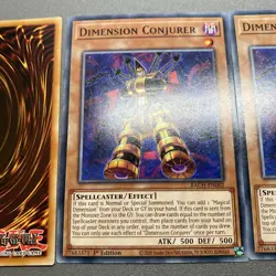 Yu-Gi-Oh! 3X Dimension Conjurer Common 1st Edition BACH-EN002 NM/M - Image 4