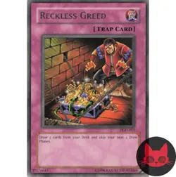 Yugioh Reckless Greed PGD-051 Rare NM - Image 1