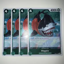 One Piece TCG EB04-018 Megalo X4 Playset Card Game CCG English - Image 1