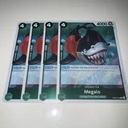 One Piece TCG EB04-018 Megalo X4 Playset Card Game CCG English - Image 4