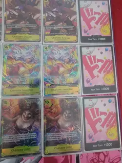 One Piece TCG Alt Art Big Mom Pirates Deck Sleaved Up With Playmat - Image 3