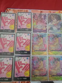 One Piece TCG Alt Art Big Mom Pirates Deck Sleaved Up With Playmat - Image 5