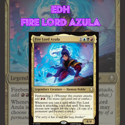 EDH - Fire Lord Azula, MTG Commander Deck, ATLA, Bracket 2 - Image 1
