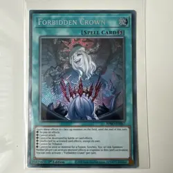 BPRO-EN067 Forbidden Crown Secret Rare 1st Edition YuGiOh - Image 1