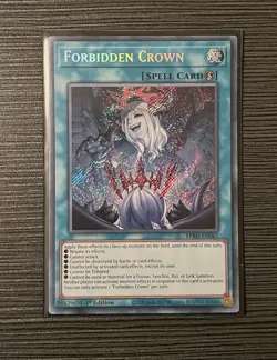 BPRO-EN067 Forbidden Crown Secret Rare 1st Edition YuGiOh - Image 1