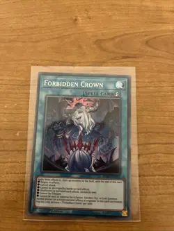 BPRO-EN067 Forbidden Crown Secret Rare 1st Edition YuGiOh - Image 1