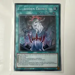 BPRO-EN067 Forbidden Crown Secret Rare 1st Edition YuGiOh *Defect* - Image 1