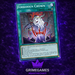 YuGiOh! Forbidden Crown Secret Rare Pre-Order BPRO-EN067 - Image 1