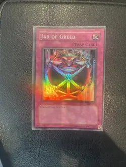 Yu-Gi-Oh! TCG Jar of Greed Labyrinth of Nightmare LON-047 Unlimited Super Rare - Image 1