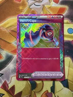HERO'S CAPE 152/162 ACE SPEC RARE TEMPORAL FORCES POKEMON NM - Image 1