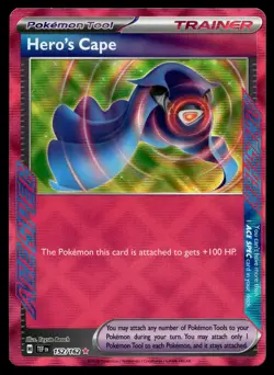 HERO'S CAPE 152/162 ACE SPEC RARE TEMPORAL FORCES POKEMON - Image 1