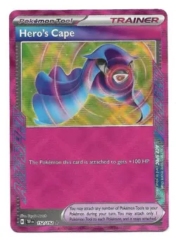 Hero's Cape 152/162 Sv05: Temporal Forces Holo Ace Spec Rare Pokemon TCG - NM - Image 1