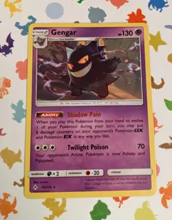 Pokemon TCG Gengar 70/214 Unbroken Bonds Non-holo Rare English 2019 - Image 1