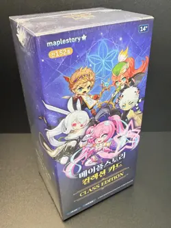 MapleStory Collection Card Class Edition Booster Box Korean (15 Packs) - Image 1