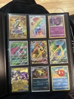 33 Pokemon Card Lot Gold Rainbow Milo ALL NEAR MINT Gengar Vmax etc - Image 1