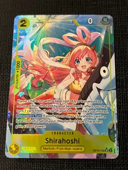 Shirahoshi (Alternate Art) OP12-102 Legacy of the Master Foil One Piece Card - Image 1