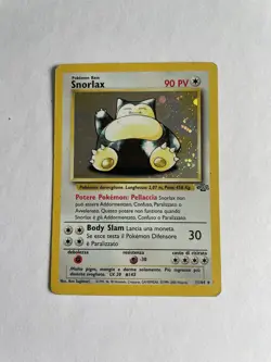Snorlax Holo 11/64 Jungle Set ITALIAN Vintage 1999 Pokemon Card WOTC - Image 1