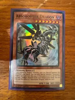Yugioh TCG - Absorouter Dragon - SDRR-EN005- LP- 1st Edition - Super Rare - 2019 - Image 1