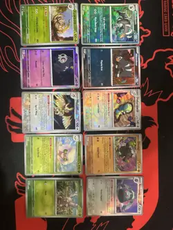 Pokemon TCG Prismatic Evolutions Master Ball Reverse Holo 10 Card Lot - Image 1