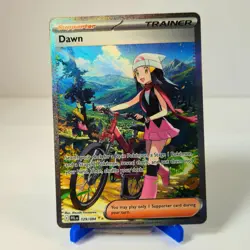 Dawn 129/094 SIR Phantasmal Flames Pokemon TCG Trainer Supporter Full Art Card - Image 1