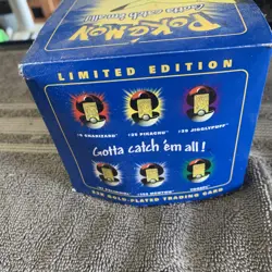 1999 Pokemon BURGER KING POKEBALL Pikachu 23k Gold Plated Card SEALED/UNOPENED! - Image 4