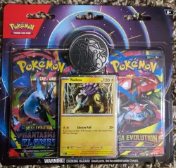NEW Pokemon Mega Evolution & Phantasmal Flames 2-Pack Blister Sealed - Raikou - Image 1