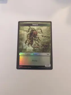Insect (0013) Spider (0012) Token *FOIL* Duskmourn: House of Horror NM MTG - Image 1