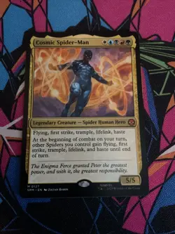 CUSTOM MTG COMMANDER DECK Cosmic Spider-Man Spider Tribal Deck - Image 1