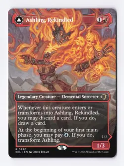 Ashling, Rekindled (Borderless) 0290 (R) MTG Lorwyn Eclipsed (ECL) - Image 1