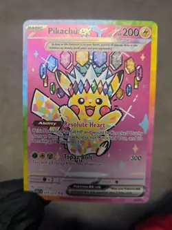 Pokemon Pikachu EX SIR 277/217 Ascended Heroes English - Pack Fresh - NM - Image 1