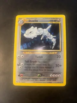Pokemon TCG Steelix Neo Genesis 15/111 Unlimited Holo Rare LP (Played) - Image 2