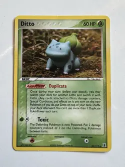 2005 Pokemon EX Delta Species Ditto Bulbasaur 36/113 MP - Image 1