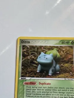 2005 Pokemon EX Delta Species Ditto Bulbasaur 36/113 MP - Image 3