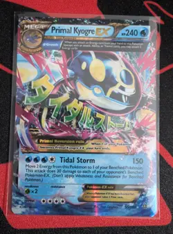 Primal Kyogre EX (Alpha) 55/160 Pokemon XY - Primal Clash Holo Lightly Played - Image 1