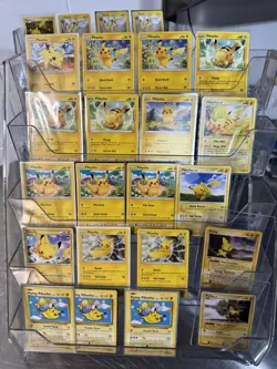 Pokemon Pikachu Non-Holo Lot Multiple Pikachu Cards Common Uncommon - Image 2