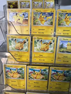 Pokemon Pikachu Non-Holo Lot Multiple Pikachu Cards Common Uncommon - Image 3