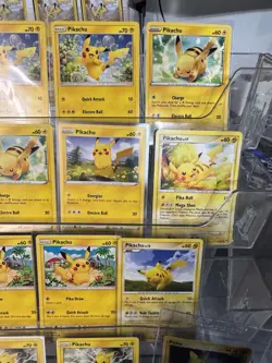 Pokemon Pikachu Non-Holo Lot Multiple Pikachu Cards Common Uncommon - Image 4