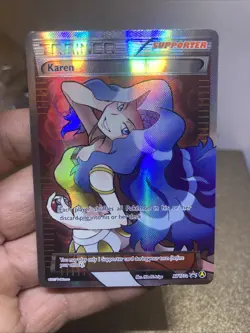 Pokemon XY Alternate Art Promos #XY177a Karen Full Art Trainer English NM/LP TCG - Image 1