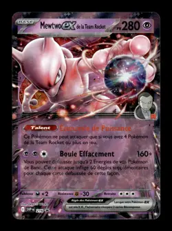Carte Pokemon Mewtwo ex de la Team Rocket 216/ SVP Black Star Promos FR - Image 1