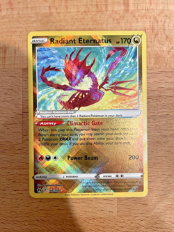 Pokemon TCG Radiant Eternatus Crown Zenith 105/159 Holo Radiant Rare NM - Image 1