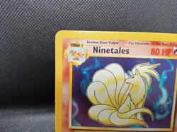 Pokemon TCG Base Set Holo Ninetales 12/102 LP/NM Unlimited WOTC original owner - Image 5