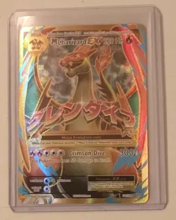 2016 M Charizard EX (Full Art) 101/108 Pokemon XY Evolutions Holo - Image 1