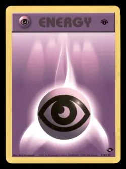 Lightly Played Psychic Energy 131/132 1st Edition Gym Challenge - Image 1